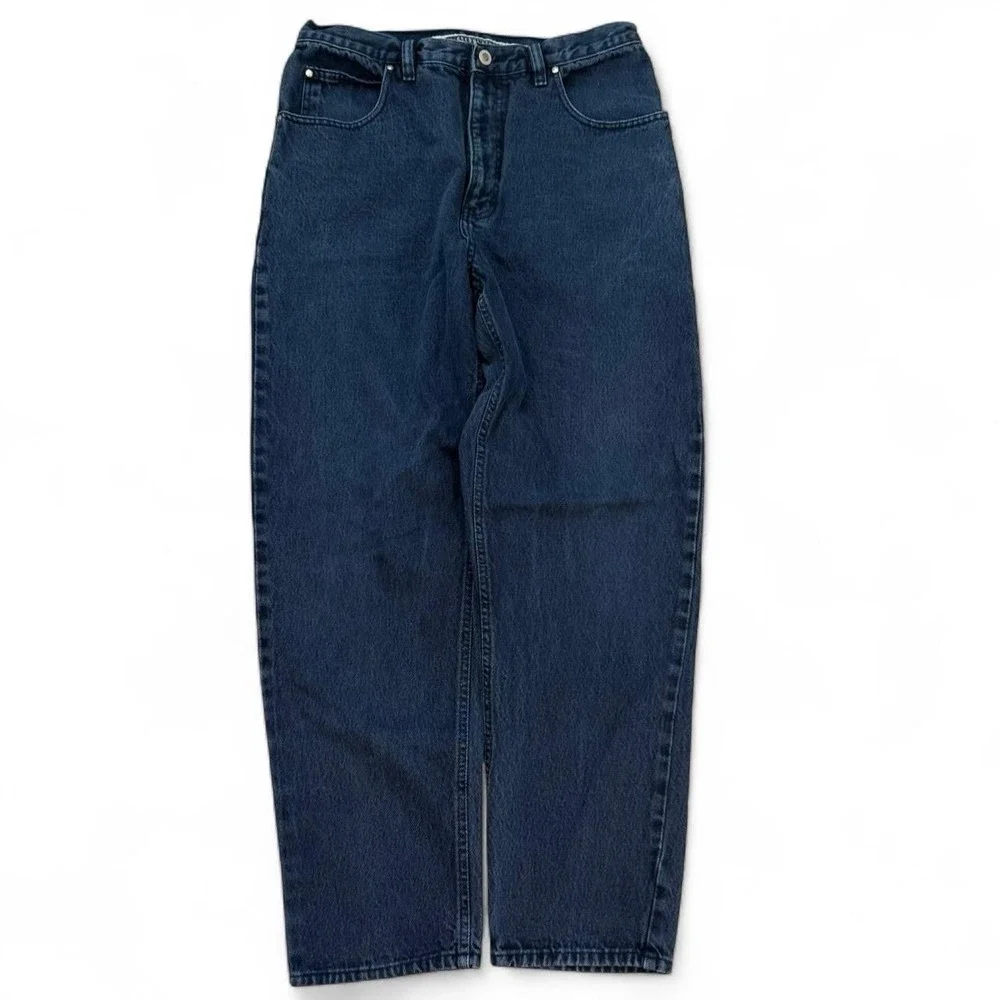 Vintage Anchor Blue Relaxed Fit Jeans Adult Size 32x30.5 Made In USA 90s Y2K VTG